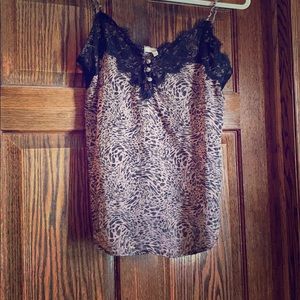 Leopard print cami